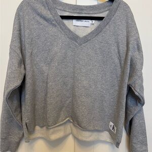 Calvin Klein Jeans Heather Gray Sweatshirt